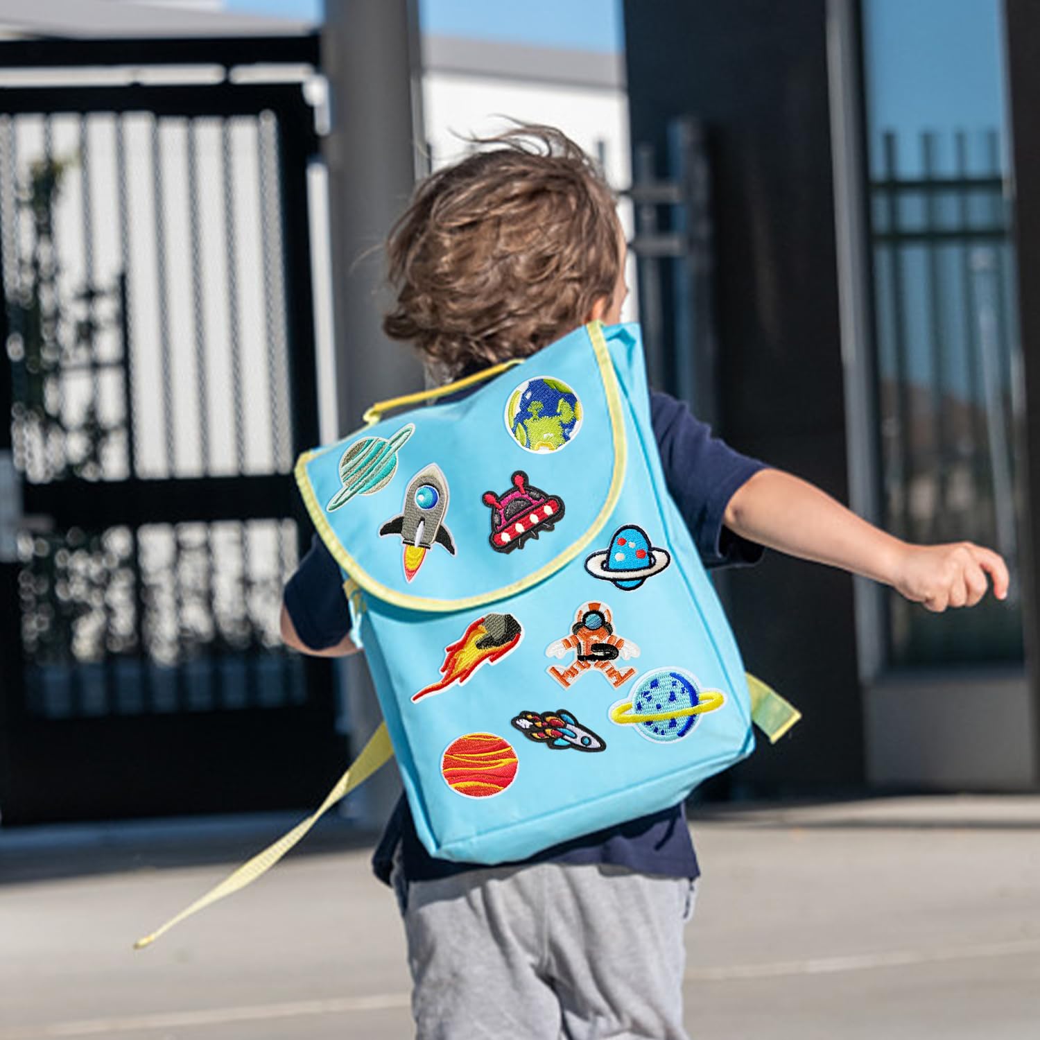 Toppe Termoadesive Bambini - Set Di 12, Applicazione A Caldo Per Abbigliamento E Zaini - Foto 2