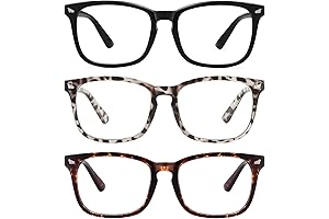 MEETSUN Clip-On Computer Glasses for Women