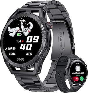 LIGE Smart Watch Answer/Make Call,1.32" Touch Screen for Android iOS Activity Fitness Trackers Heart Rate/Sleep Monitor,20 Sport Modes IP68 Waterproof Pedometer Bluetooth Smartwatch for Men
