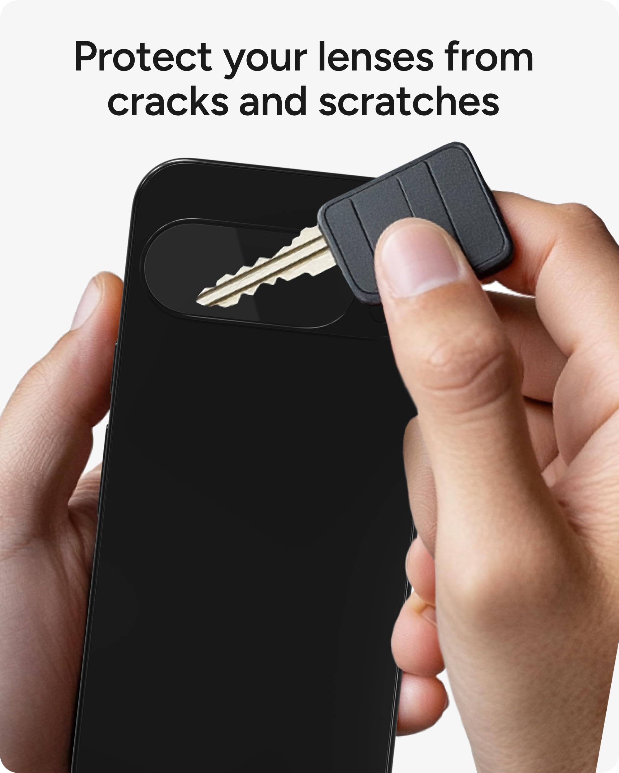 ZAGG Glass Elite - Protezione antiriflesso per obiettivo della fotocamera Google Pixel 10/10 Pro, tecnologia antiriflesso, antigraffio e resistente agli urti, senza sbavature, invisibile, materiali