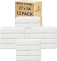 Vista 27 de GOLD TEXTILES Toallas de mano blancas de alta calidad (paquete de 24, 16 x 27 pulgadas), toallas de salón de lujo, uso multiusos para baño, manos