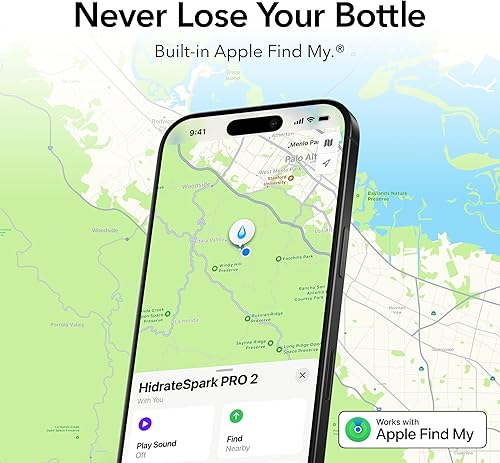 Miniatura 4 de Hidrate Spark PRO 2 – Botella inteligente con recordatorios de bebidas y seguimiento del agua, gran regalo de vacaciones para resoluciones de Año