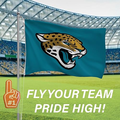 Miniatura 68 de NFL Dallas Cowboys - Bandera duradera de 3 x 5 para exteriores con ojales, bandera y pancarta resistentes para jardín al aire libre y patio, bandera