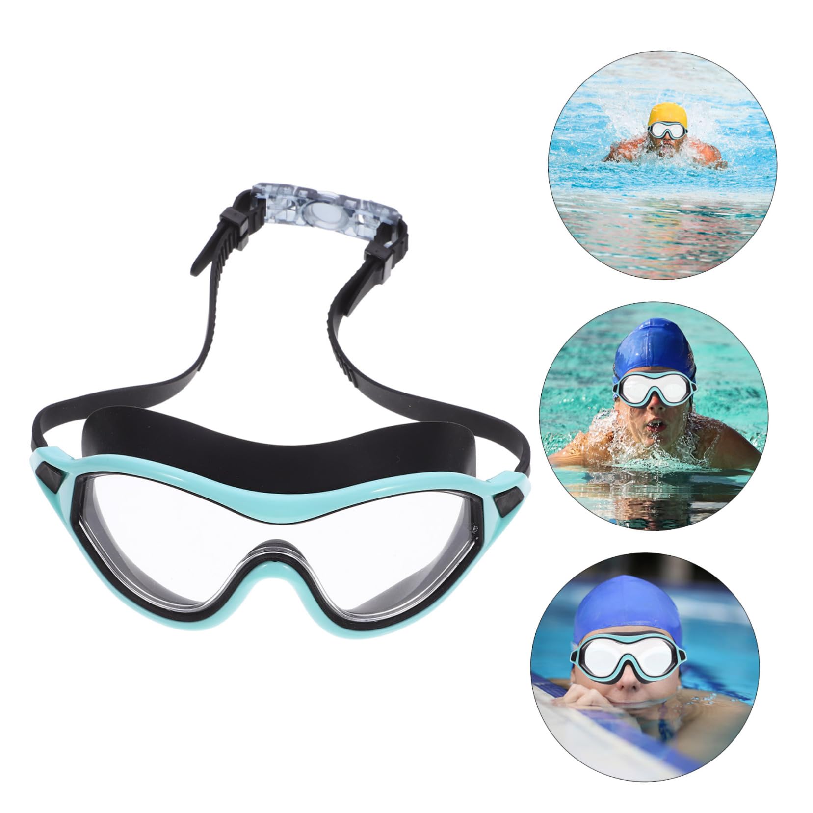VANZACK 3stücke Schwimmbrille Für Erwachsene Verstellbare Anti-beschlag Und Uv-schutz Bequeme Für Damen Und Für Schwimmbad Und Freiwasser