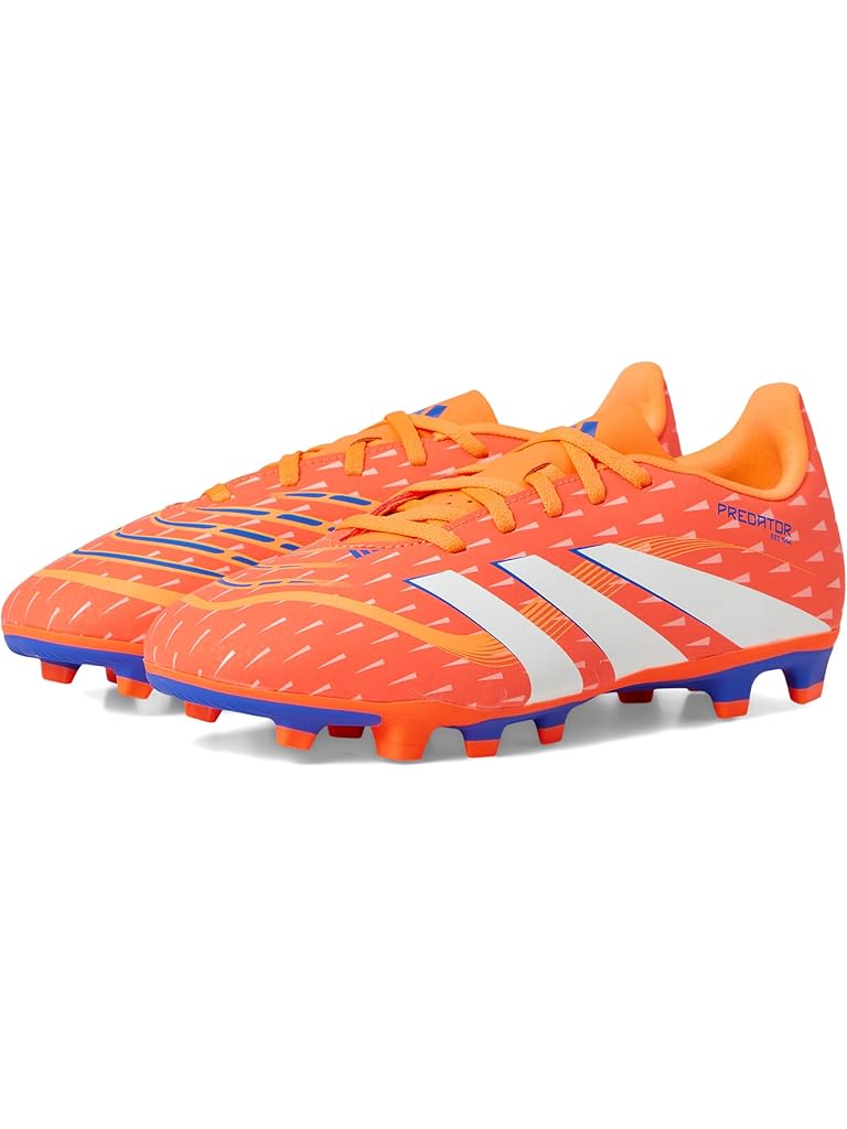 Orange adidas Club Predator Firm Ground/Multi Ground Cleats (Little Kid/Big Kid)