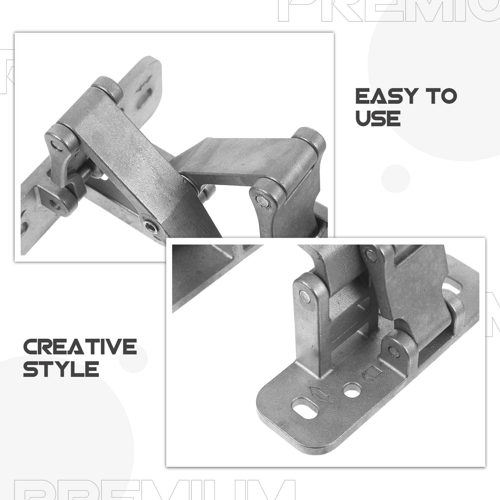 Bisagra Oculta para Puerta Resistente de Acero Inoxidable Bisagra Invisible para Gabinete y Puerta de Herraje Oculto y Armarios Compatible con Cajas de Hidrantes contra Incendios
