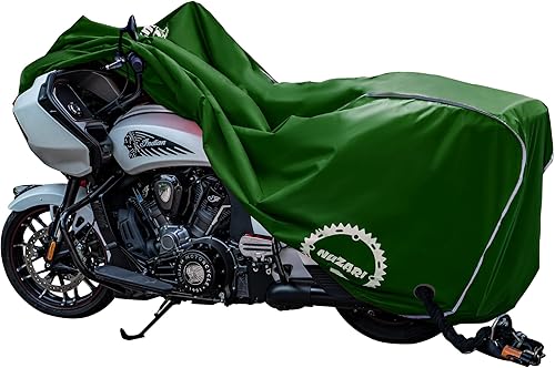 Miniatura 1 de Funda premium resistente al clima, poliéster resistente al agua cprotector y escudo resistente al calor. La cubierta de motocicleta tiene tela