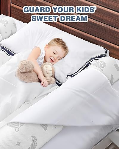 Miniatura 6 de Lilian&Gema Bed Bumper for Toddlers, Bed Rail for Toddlers, Toddler Bed Rails, Foam Bed Rails Bed Bumper for Queen, King, Twin, Full-Size Beds with