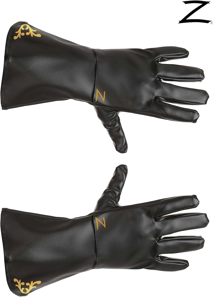 Amazon.com: Fun Costumes Adult Deluxe Zorro Gloves Standard