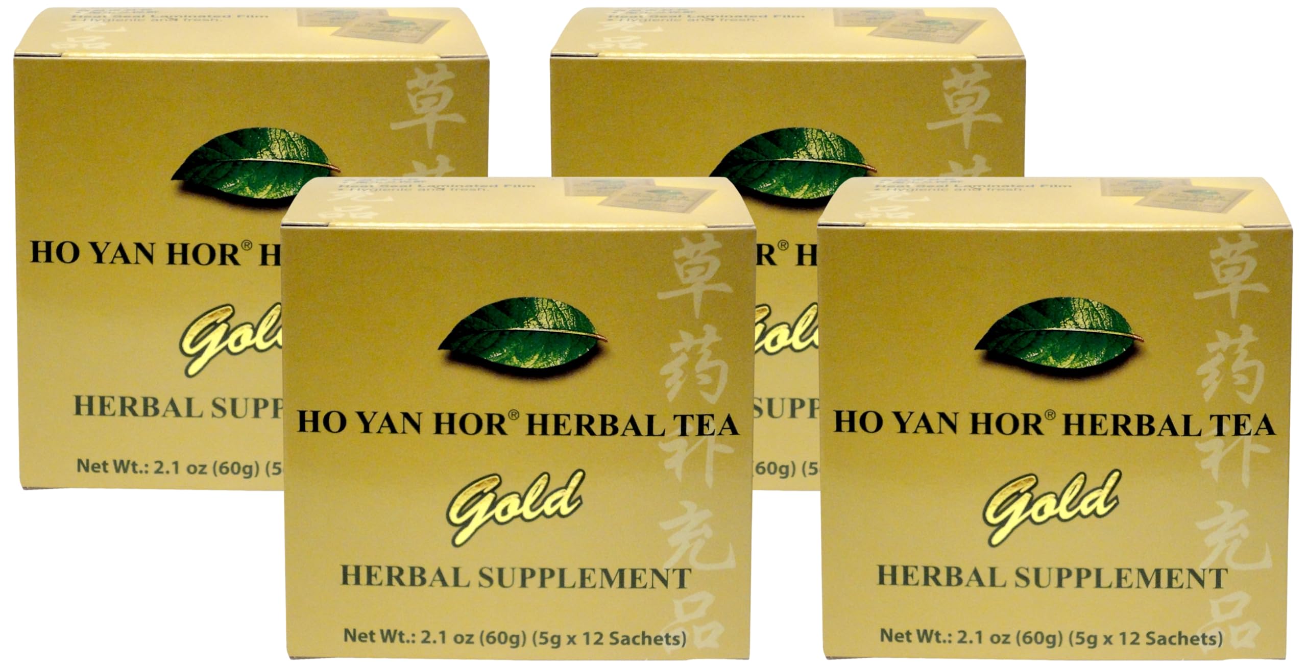 HO YAN HORHerbal Tea, Gold, 2.1 Ounce (Pack of 4)