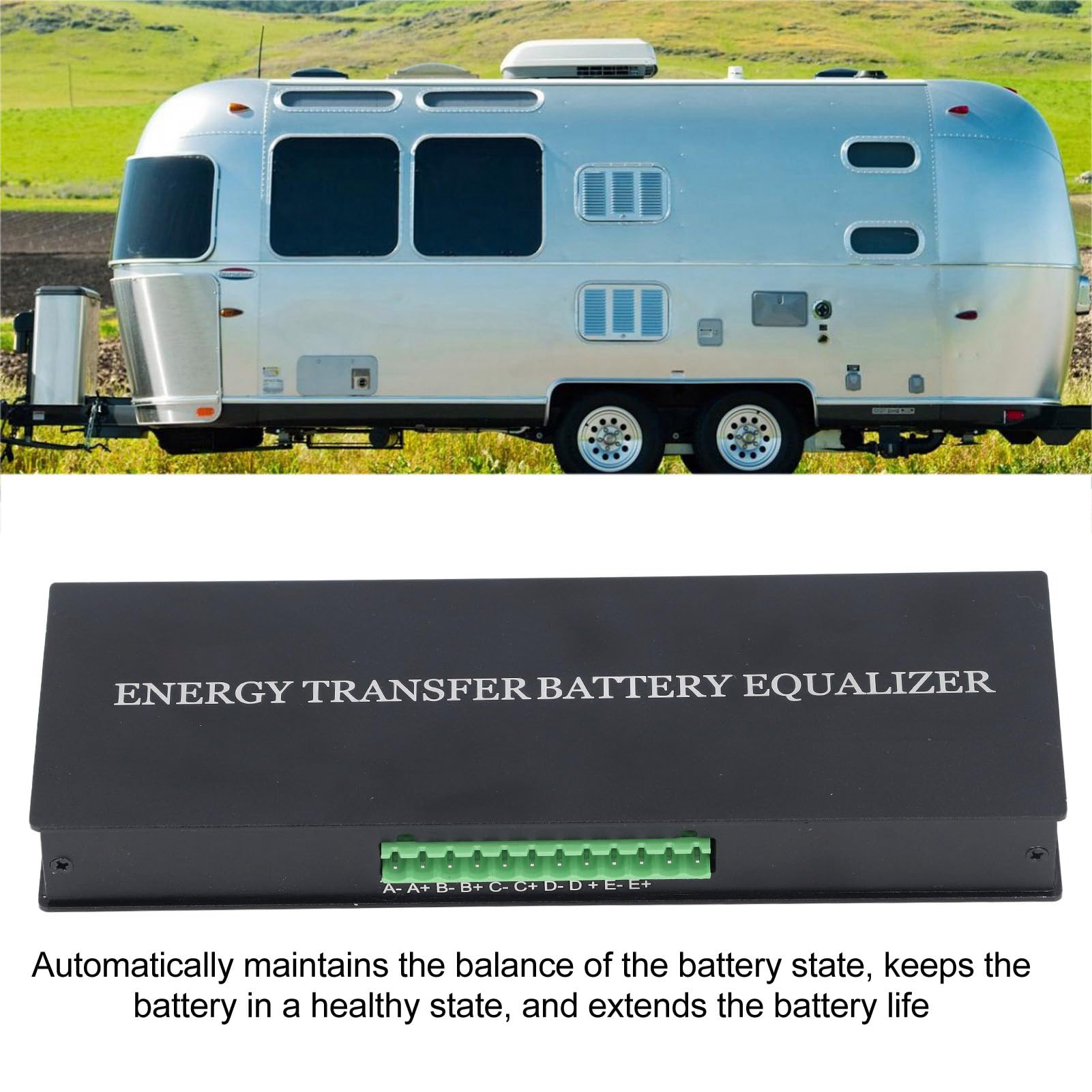 Balanser Akumulatora 60 V z Inteligentnym Systemem do Samochodów, łodzi i Pojazdów Kempingowych | Korektor Transferu Energii dla Systemów od 2,4 V do 12