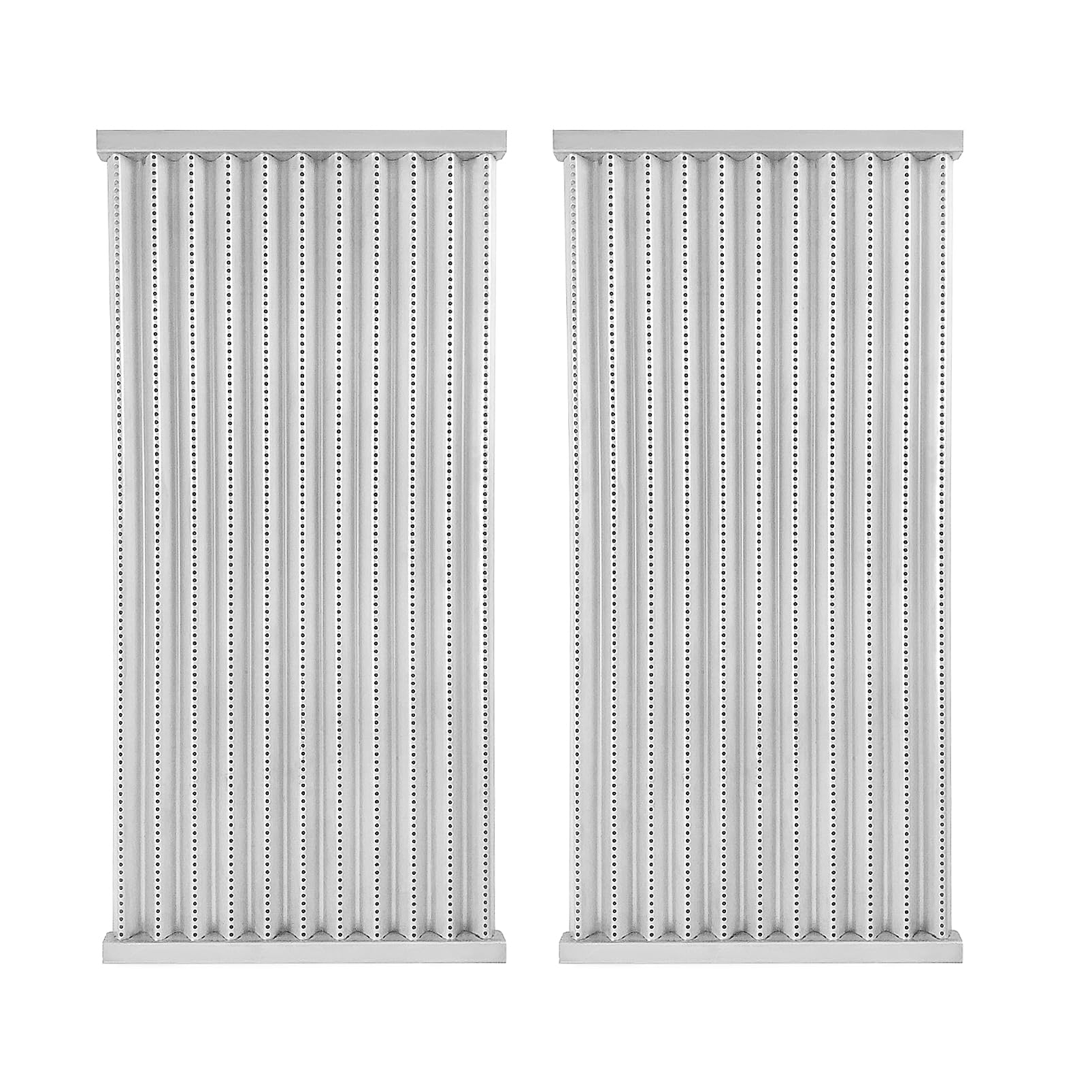 Beurbcikue 18 7/16" Infrared Emitter Plates for Charbroil Infrared Grill Grates Replacement Parts for Charbroil 463241314 463270613 463246909 463241013 463243812 463270614, Stainless Steel, 2 Pack