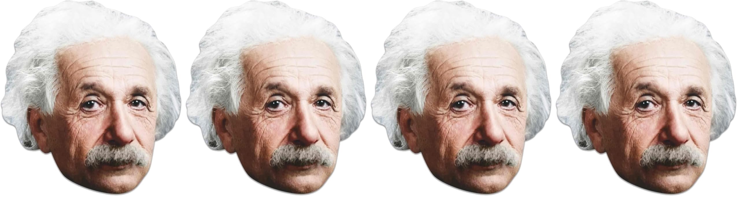 Star Cutouts Albert Einstein Sm416 Cardboard Face Mask – Scientist Costume Fancy Dress