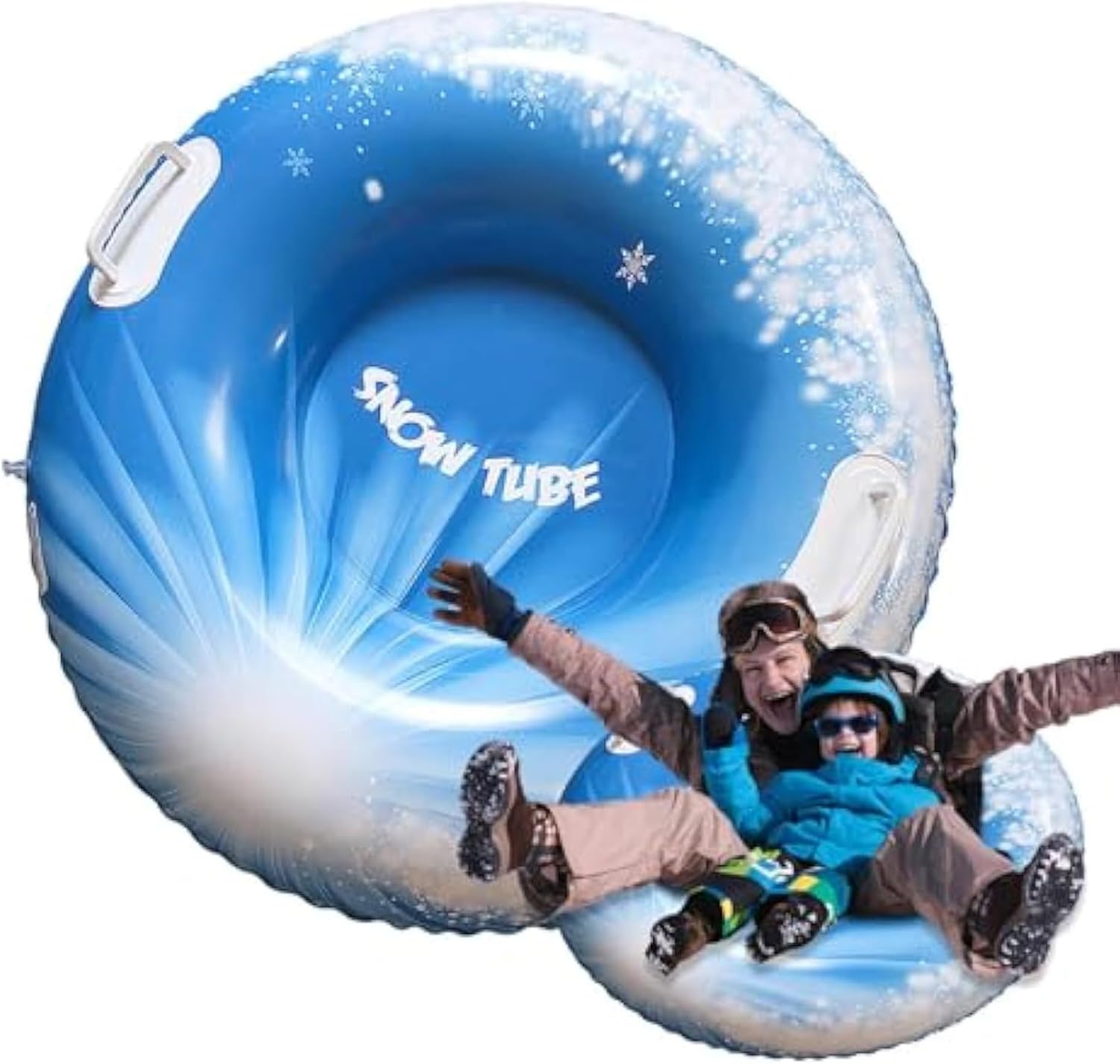 Inflatable Snow Tube Sled Winter Kids Toys Outdoor Games Sledding | Inflatable Heavy Duty Winter Snow Tube Snow Beach Parks Backyards Gardens Skiing Outdoors Sand Christmas Activities