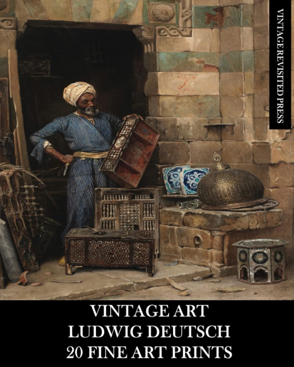 Affiche Ludwig Deutsch 20 art orientaliste pour encadrement et scrapbooking
