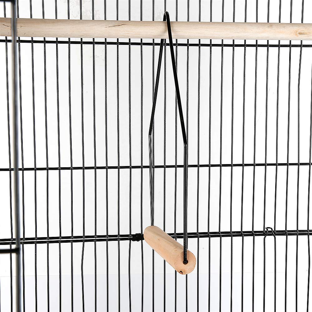 Yaheetech Vogelvoliere großer Vogelkäfig mit 2 Türen Vogelhaus mit