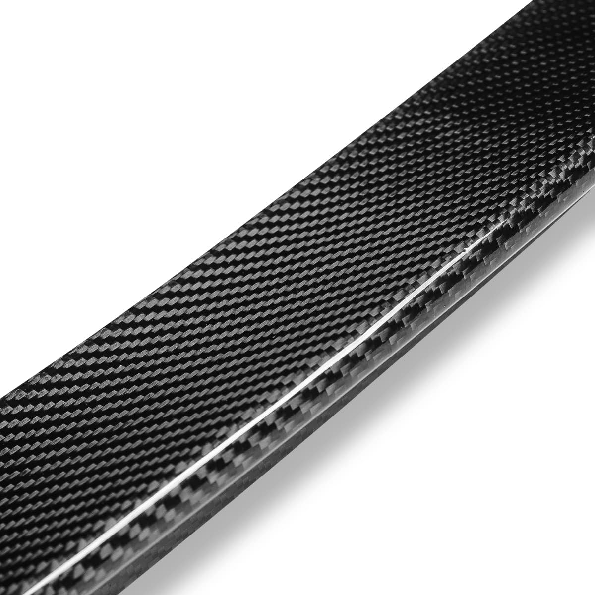 Auto Dynasty V-Style Rear Car Trunk Lid Spoiler Compatible with Mercedes-Benz C63 AMG C180 C200 C230 C250 C300 C350 C-Class Sedan 2008-2014, Carbon Fiber, Glossy Black