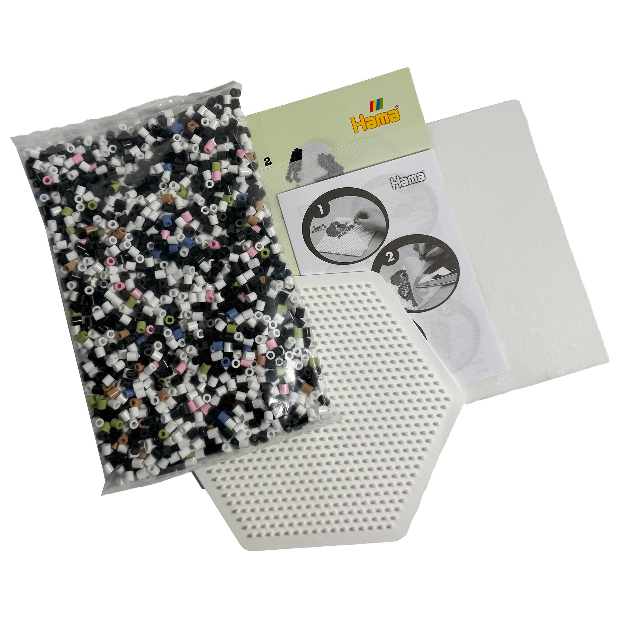 Hama Gift Box - 3D Panda, Black and White, Large - Image 4