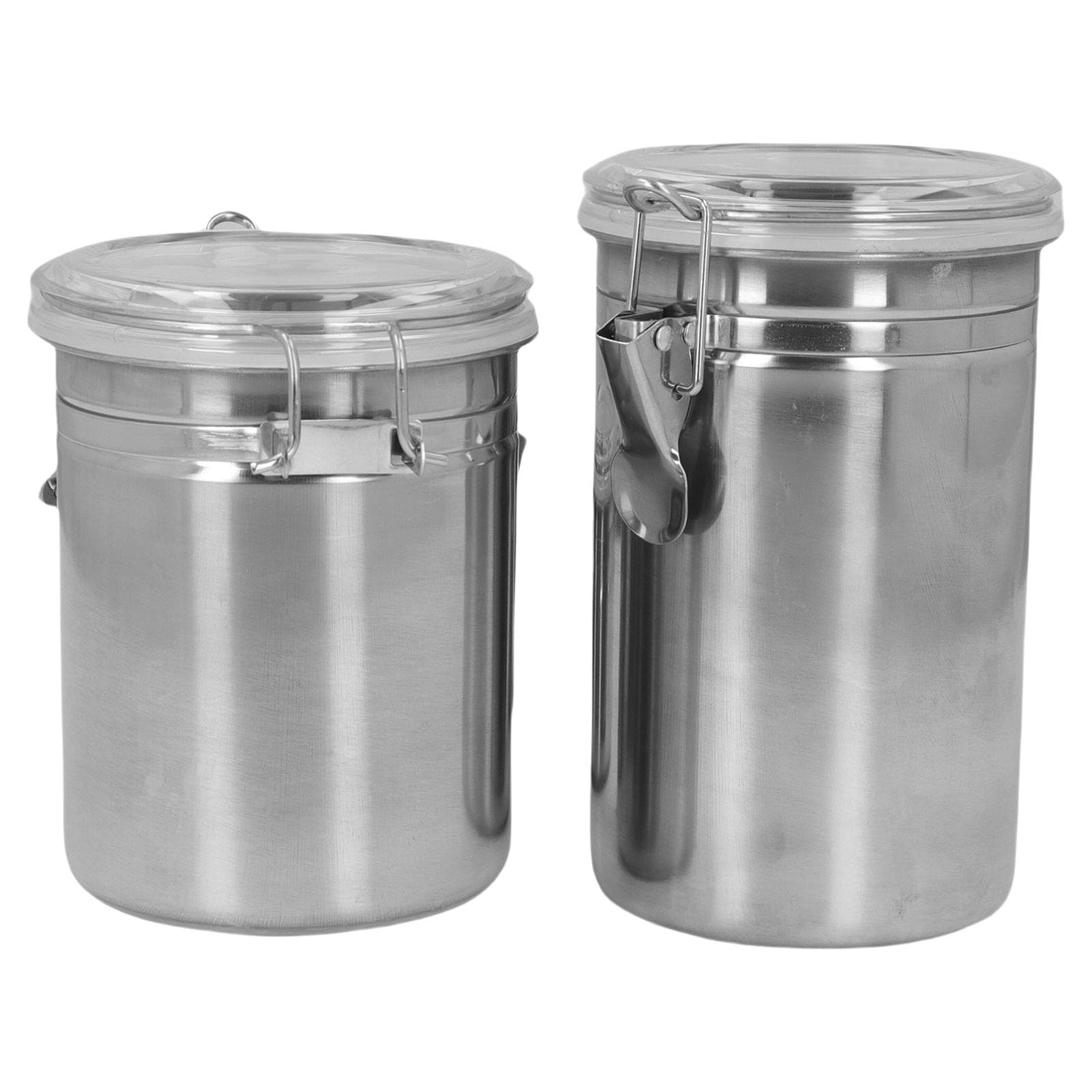 Jiawu Game di Bottino di Cibo in Acciaio Inossidabile Ermetico per Cereali per Latte da tè Polvere di Freschezza Lunga per Decorazione da 4pcs