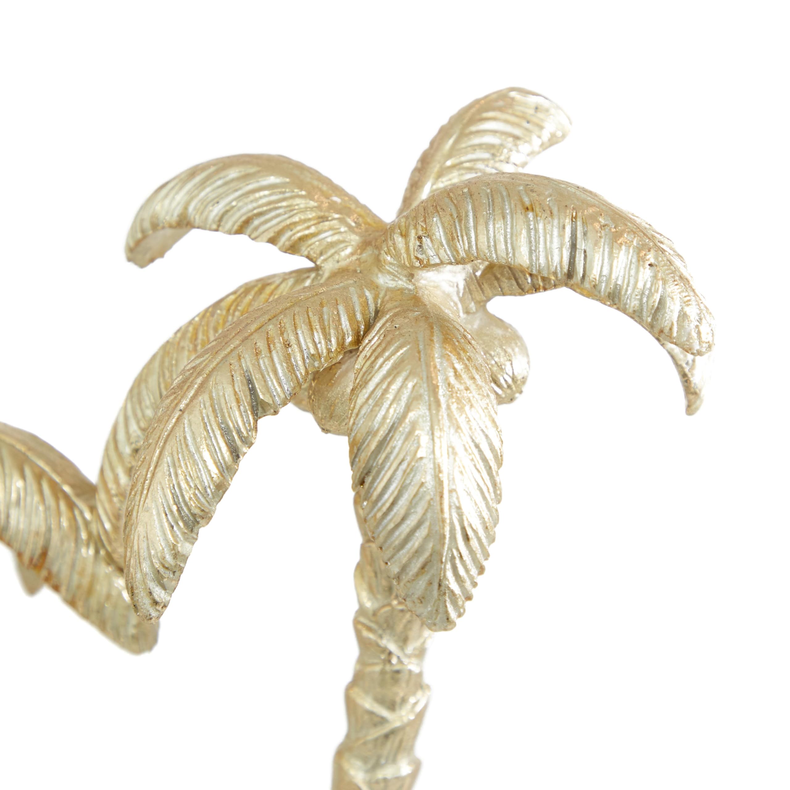 Deco 79 Scultura, resina, oro, dimensioni comode