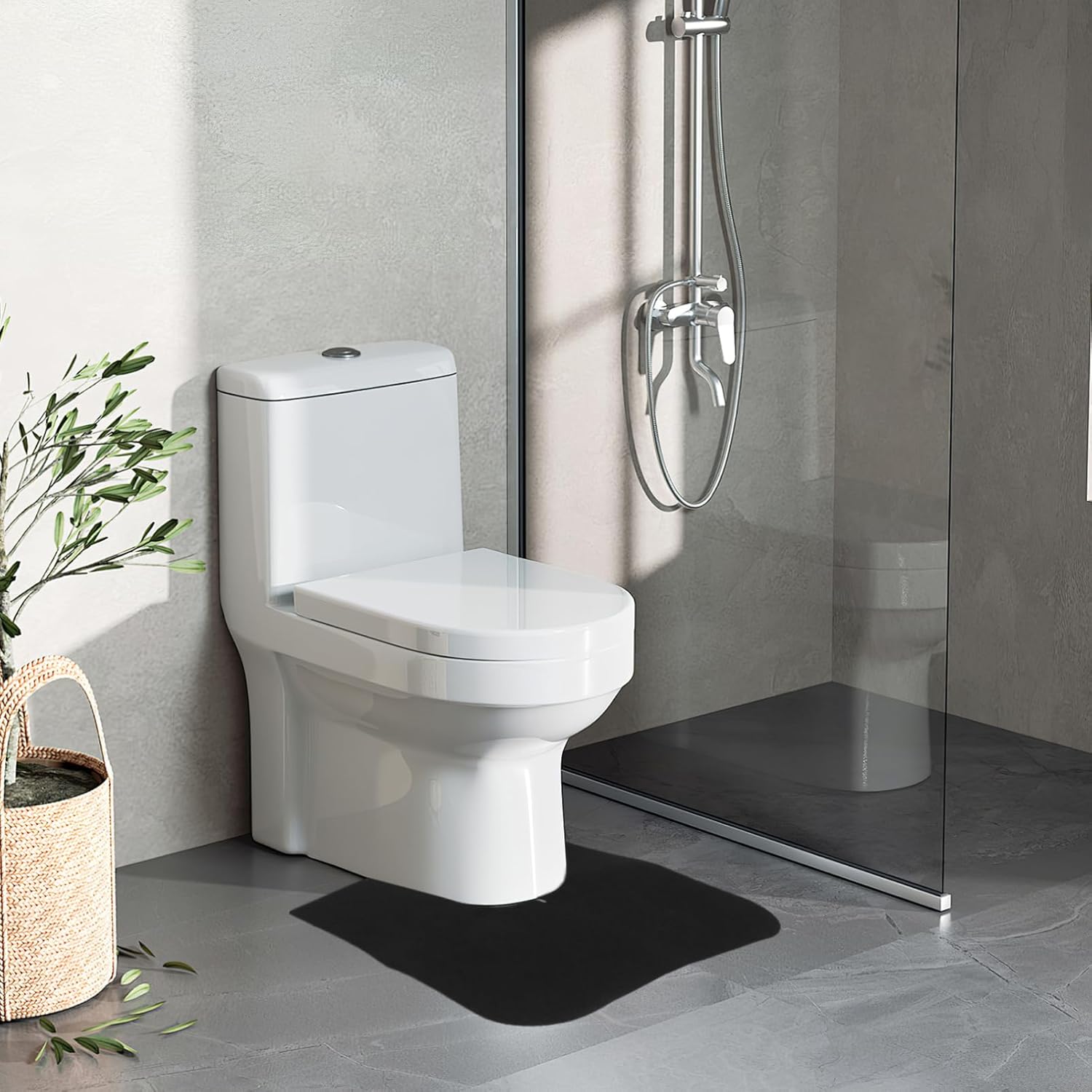 6pcs Toilet Training Pads U-Shaped Mats for Urine Absorption Washable Nonslip Bathroom Rugs