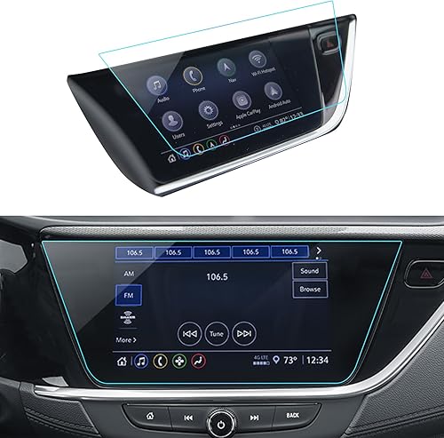 Vista 38 de Protector de Pantalla de Coche para 2015 2016 2017 2018 2019 Cadillac CTS Accesorios Navegación Pantalla Táctil Protector de Película de Vidrio