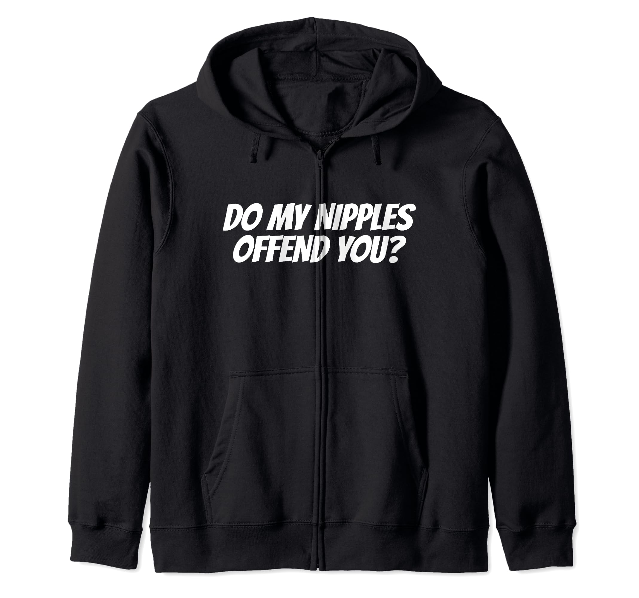 Braless Feminist Girls Women Tees and GiftsDo My Nipples Offend You? | Braless Free The Nip Feminist Zip Hoodie
