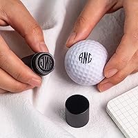 Vista 5 de STAMTECH Sello de pelota de golf personalizado: añade un toque personal a tu juego de golf con sello de pelota de golf reutilizable personalizado
