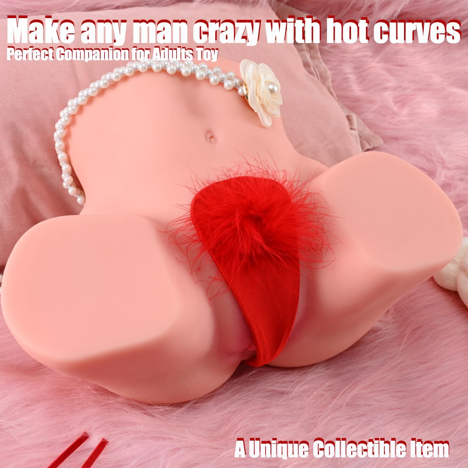 13LB Sex Doll Pocket Pussy for Men - Men's Sex Toys Male Masturbators Realistic Adult Toys Sex Dolls Stroker 3D Lifelike Soft Butt with Vagina Anal Sex Pleasure Skin Color Adult Toy