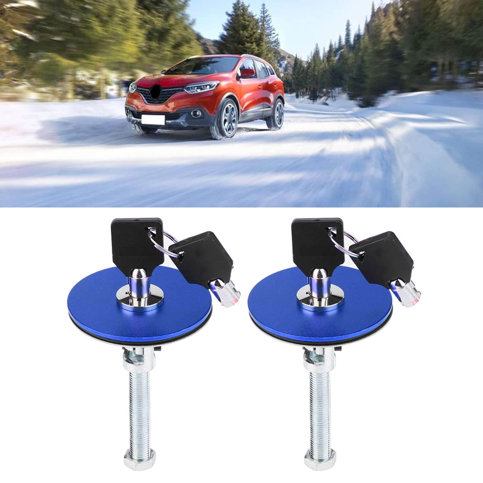 Serrures De Capot Universelles Pour Voiture De Course – Kit Goupilles Acier Inoxydable Robuste, Installation Facile, Look Racing