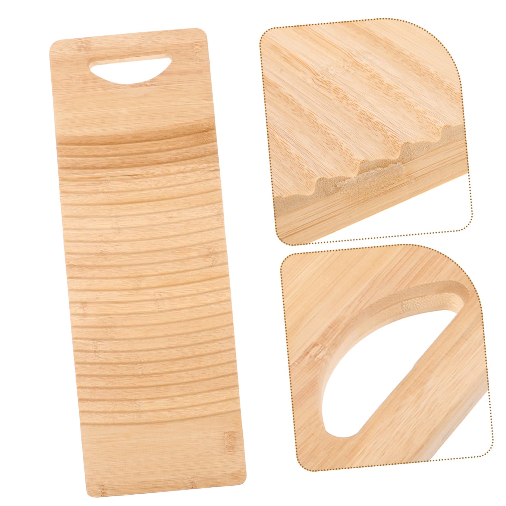 Ipetboom ASSE per Lavare i Panni in bambù, 50x18, Superficie Ondulata Antiscivolo, Resistente all’Usura, Delicato su Asciugamani e Sciarpe | Resistente All’usura, Attrito Aumentato, Design Antiscivolo, per Indumenti Intimi e Abbigliamento per Ragazzo Raga