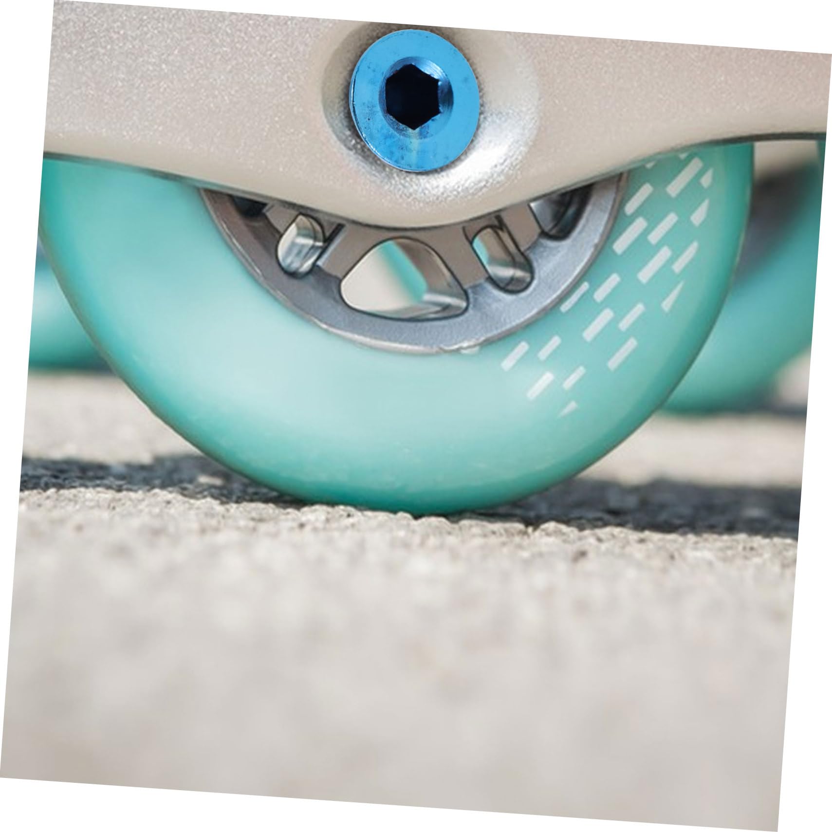 Toddmomy 4sets Skateboard Screws Axle Screws Inline Skate Parts Alloy Hardware Kit for Roller Skates Replacement 8pcs*4