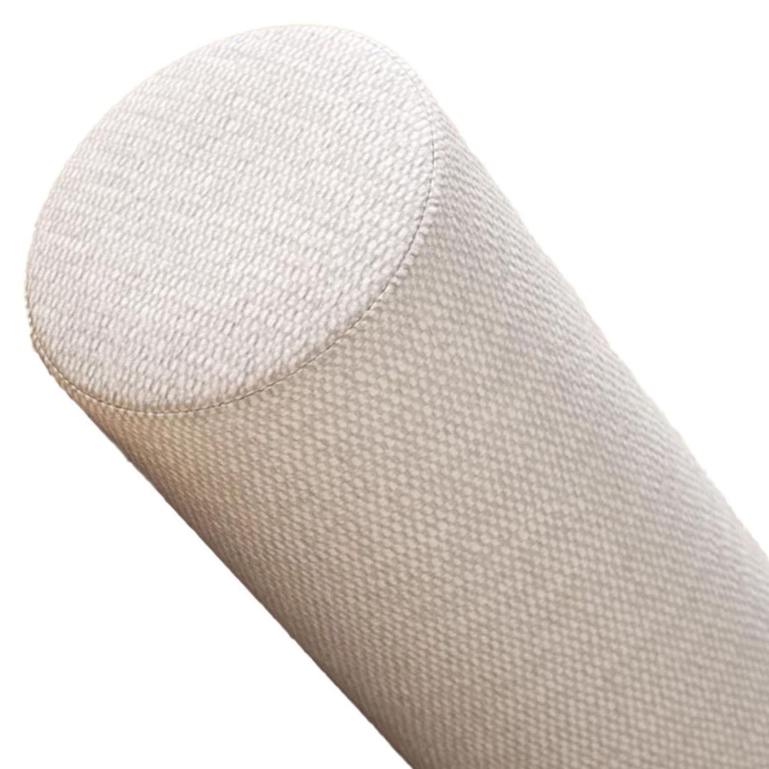 Rotondo - Cuscino cervicale in memory foam, 20 x 70 cm, cuscino cilindrico di supporto per collo e lombare, sfoderabile, ideale per letto, divano, yoga, supporto per schiena e gambe