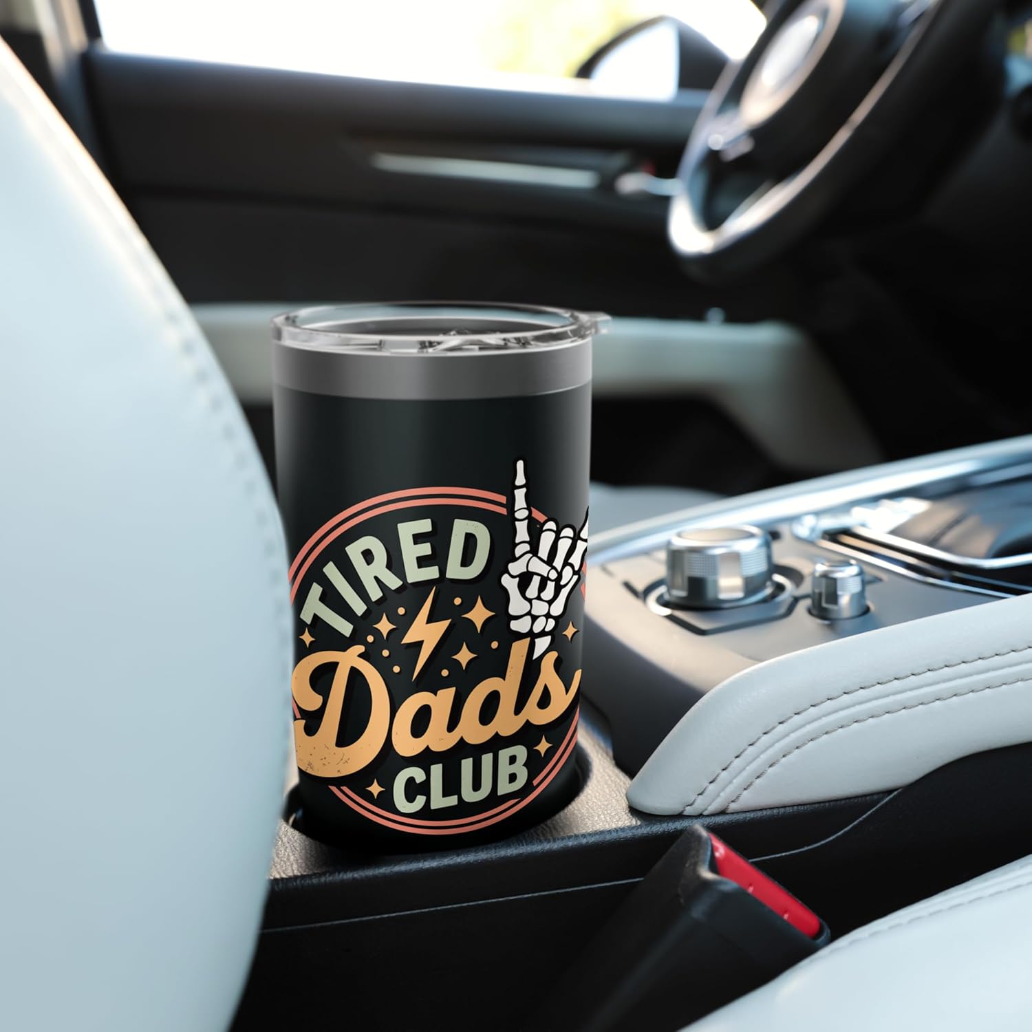 Tired Dads Club Stainless Steel Insulated Tumbler - Image 6