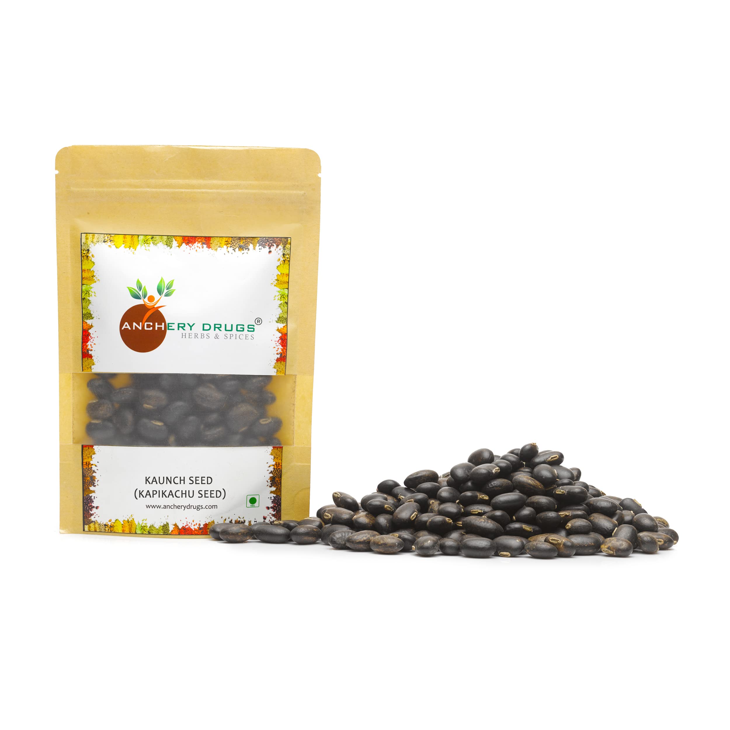 ANCHERY DRUGS Naikurana Seed, Naykora Kuru, Mucuna Pruriens, Kapikachhu Seed, Velvet bean (BIG SEED) (1 kgs)