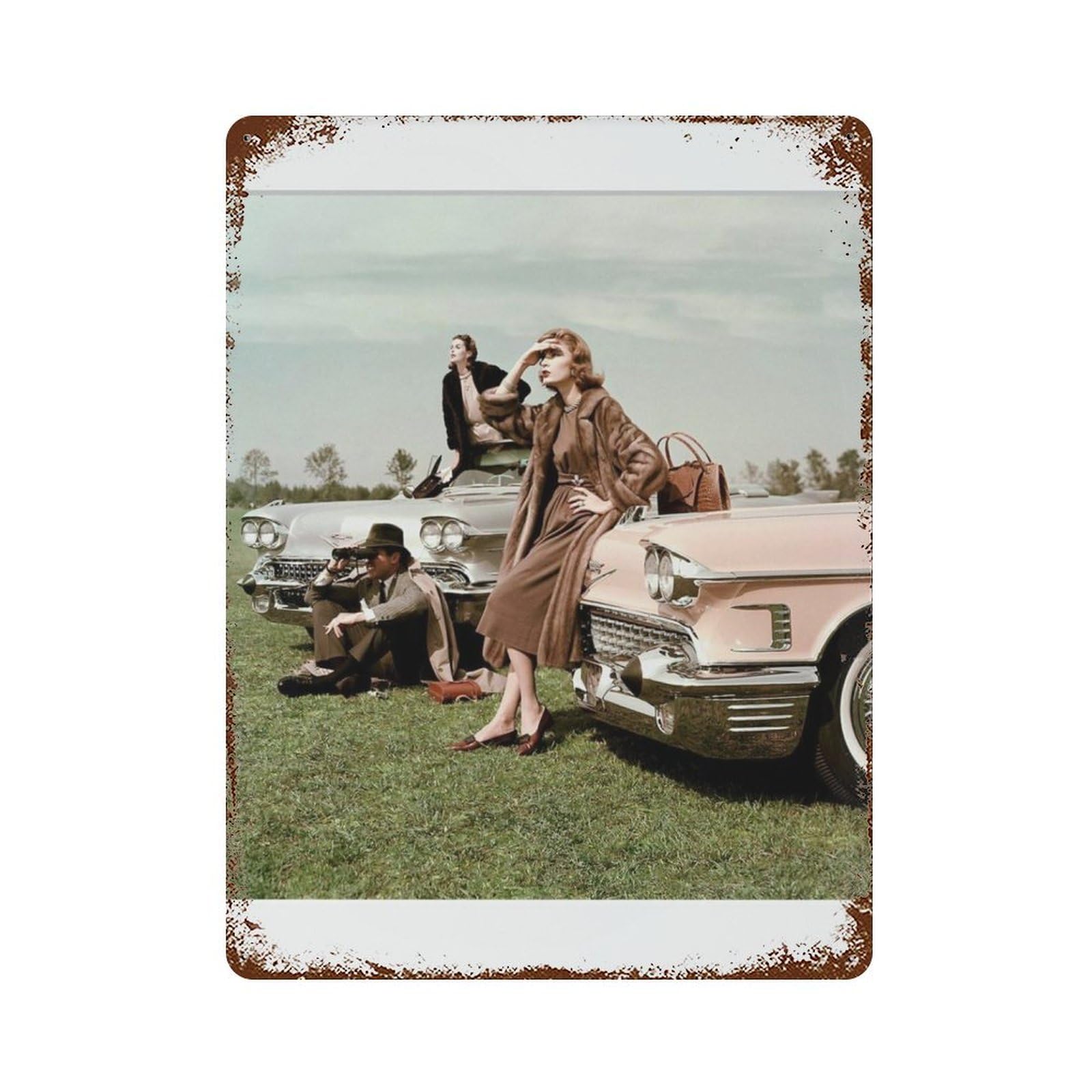 xiaoxiaoshen Cadillac Photography S Wall Decor Art Metal Tin Poster Modern Home Decor Art Home Bar Shop Decorations Vintage Sign 40x30cm