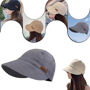 UV Protection Hat Without Makeup, UV Protection Cooling Hat for Women, Hats for Ladies Sun Protection D-Light Blue