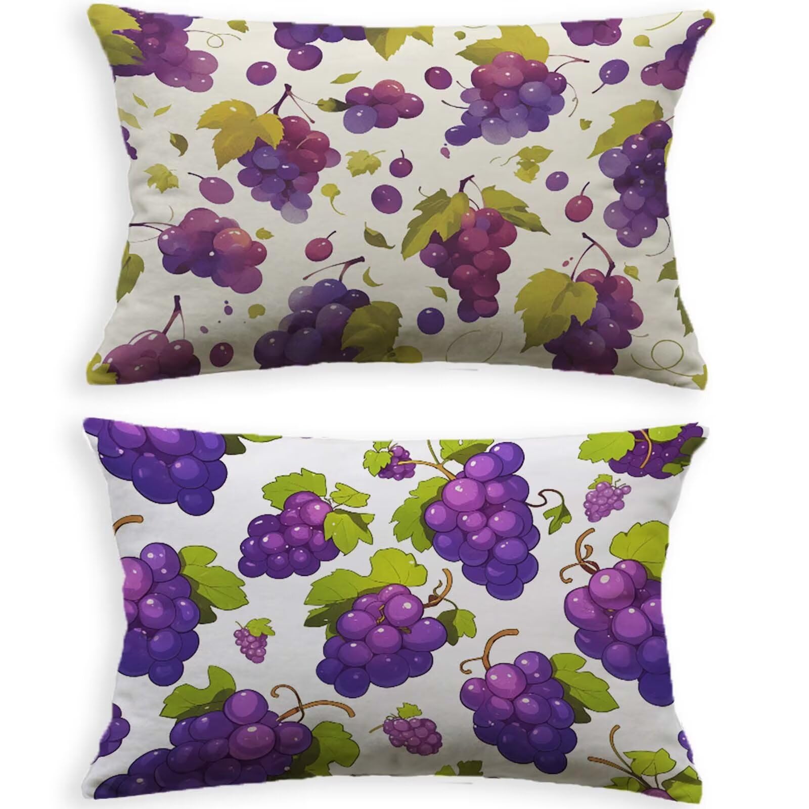 Taie oreiller 50x70cm lot de 2 pour protéger vos coussins avec un velours blanc lavable amovible