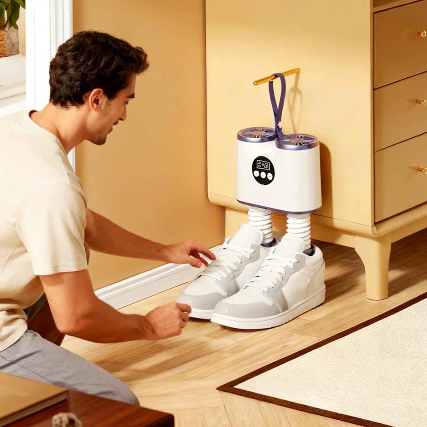 Secador de Botas Portátil Secador de Zapatos Eléctrico Inteligente con