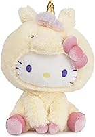GUND Hello Kitty Unicorn Plush 6 Inch - Soft Pastel Yellow Sanrio Stuffed Animal Toy, Kawaii Unicorn for Kids Ages 1+