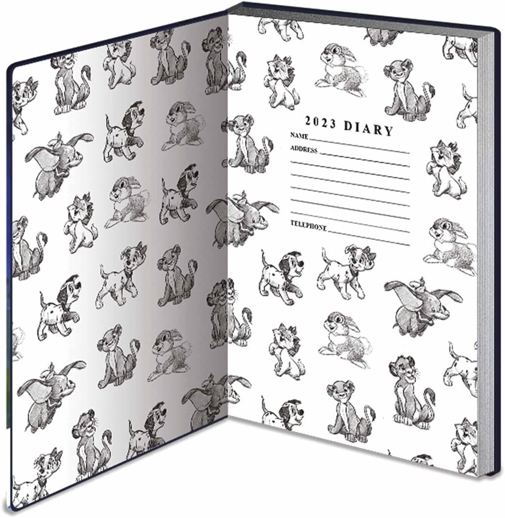 Pyramid International Classics Diary 2023, A5 Hard Cover, Week to a View Planner - Official Merchandise, SR74105, Multi-Colour