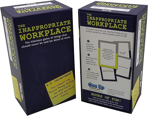 Miniatura 4 de El lugar de trabajo inapropiado - Nuevo para 2021. El divertido juego de cosas que nunca se deben decir (o hacer) en el trabajo.