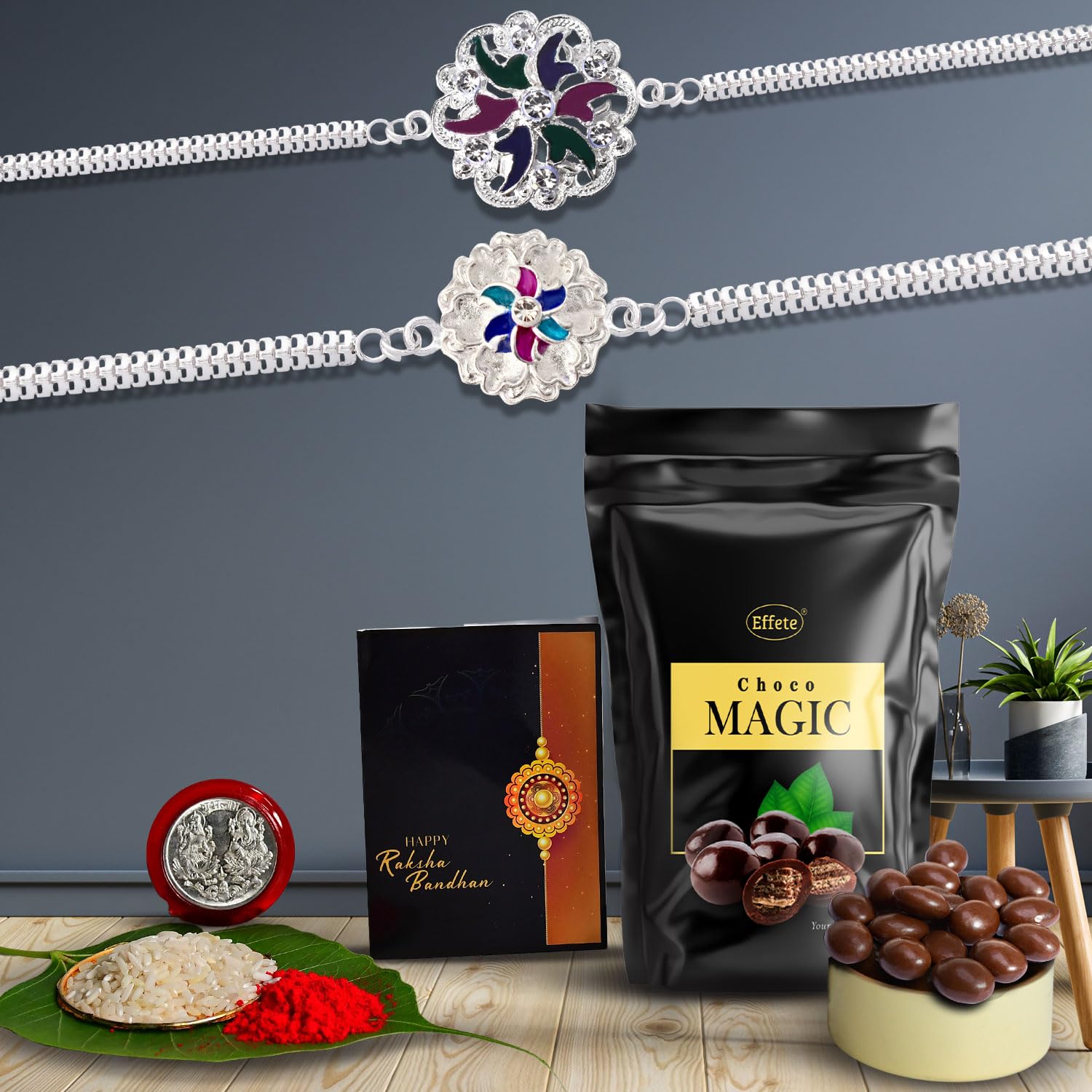 See full amazon price history chart for Oblivion (K2_A69+B2_SP) Multicolor Rakhi for Brother | Rakhi Combo with Effete Chocolate Magic 32gm | Rakhi for Brother with Gift | Bracelets for Men Oblivion (K2_A69+B2_SP) Multicolor Rakhi for Brother | Rakhi Combo with Effete Chocolate Magic 32gm | Rakhi for Brother with Gift | Bracelets for Men (B0B6VF924Q) Amazon Price History, Amazon Price Tracker