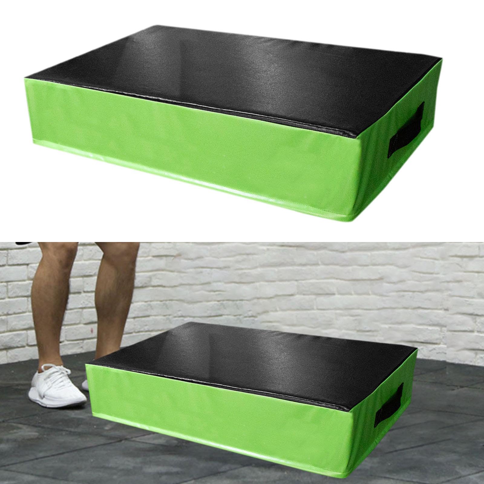 Caja de Salto pliométrica Multiusos, Suave, fácil de Limpiar, Cubierta de Cuero de PVC, reducción de Ruido para Gimnasio en casa, Caja de Espuma para