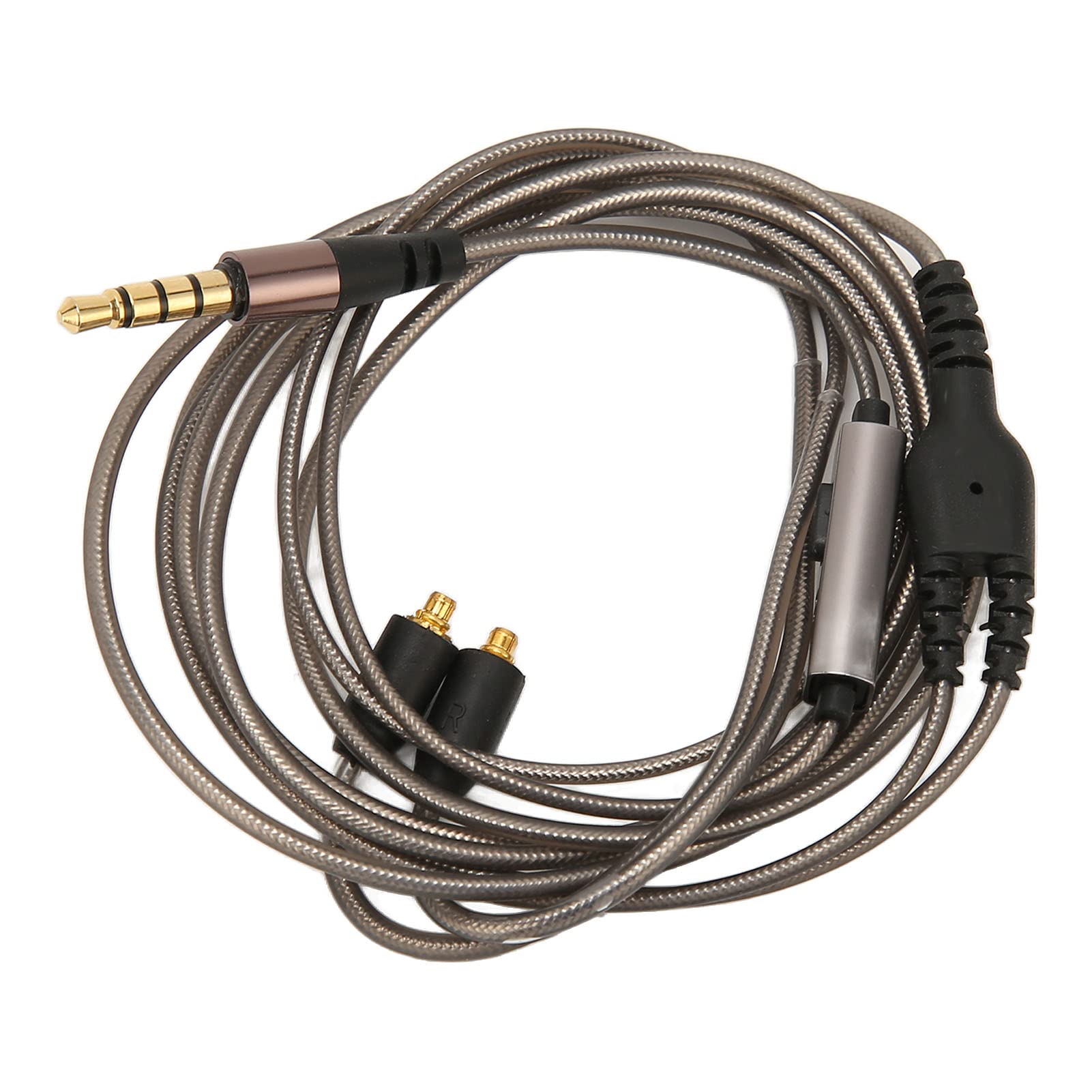 UPALDHOU CHOMPHEL Cable Control Control with Microphone, OFC Copper Helmet Cable for W Series, 3.5 Mm Helmet for Hands on Calls