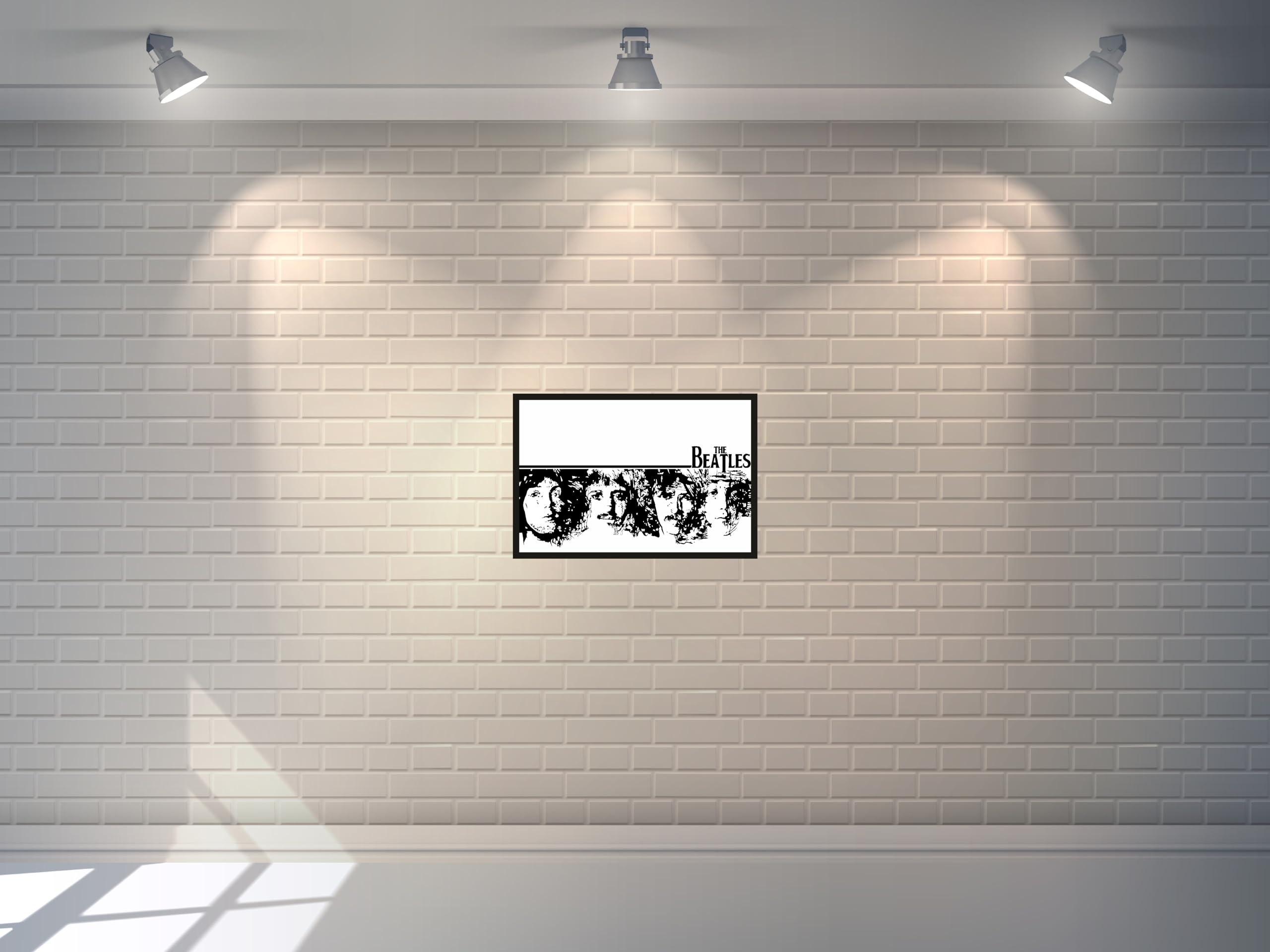 Your Inklab | Premium 'The Beatles Band Poster' John, Paul, George, and Ringo's Rough Sketch A-7 | (12 X 18 Inch, 300gsm, Multicolour) | Wall Art for Home and Office