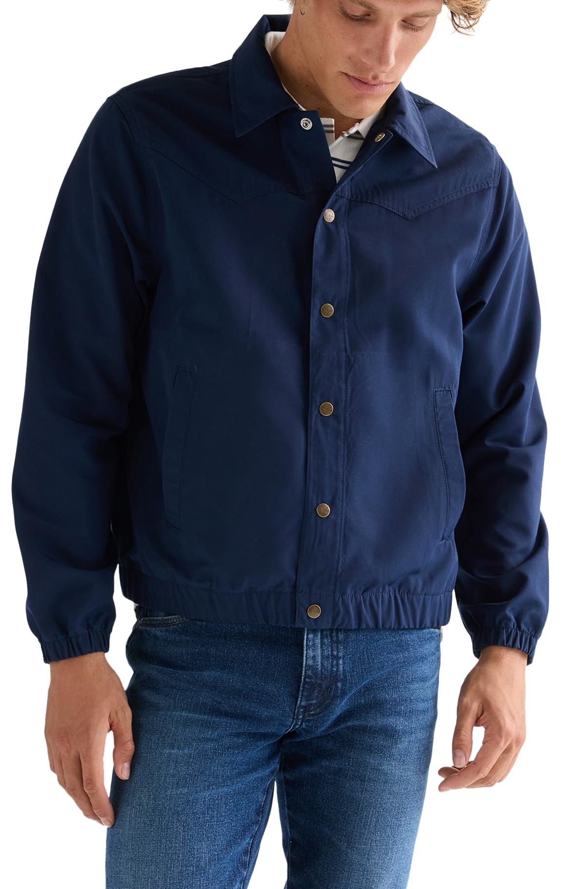 Wrangler Regular Coaches Jacket Navy Size S