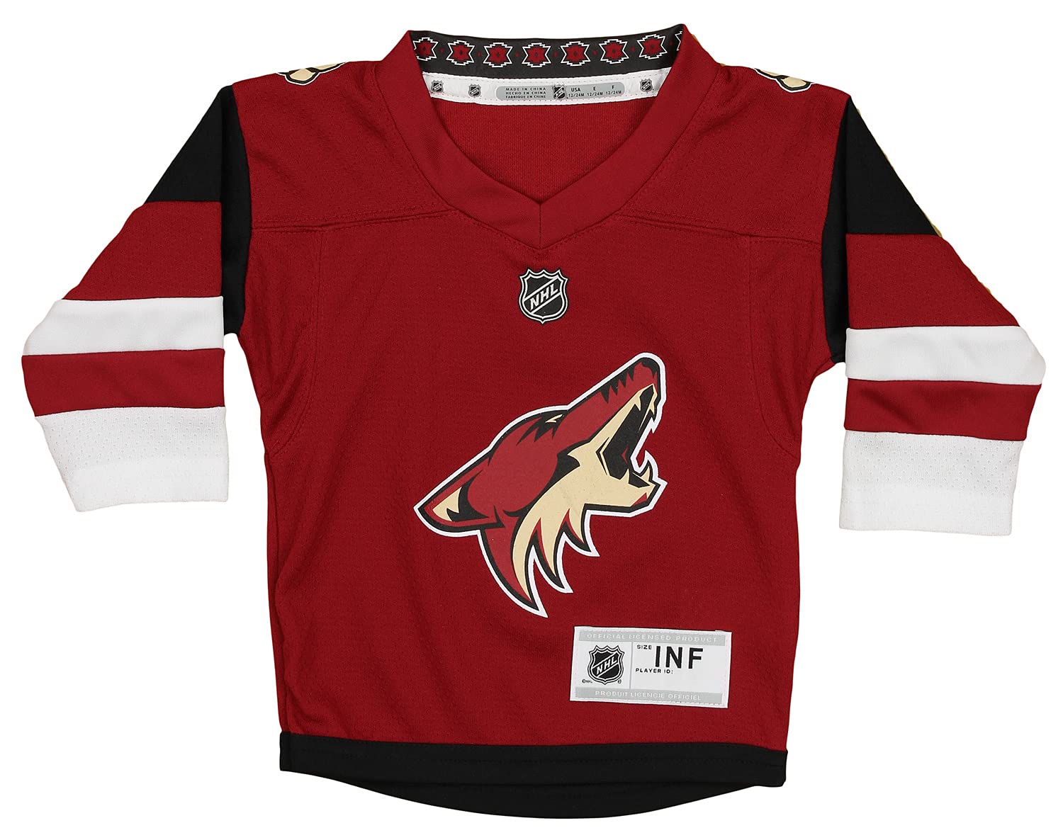 Outerstuff NHL Infants Replica Home Team Jersey, Arizona Coyotes One Size 12-24 Months
