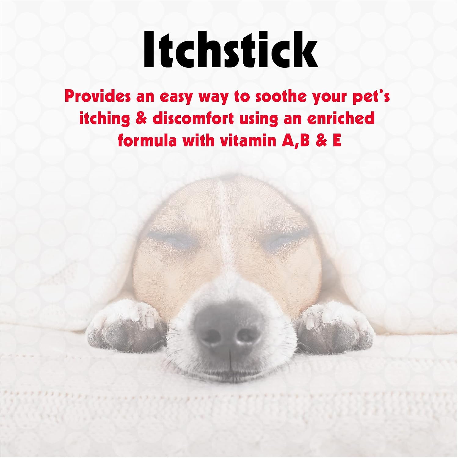 Petkin Anti Itch Stick for Pets - Simply Rub on Anytime to Provide Pain & Itching Relief for Dogs & Cats on Contact - Bitter Taste Stops Licking & Chewing - 1.5 oz Net Weight -Ideal for Home or Travel image 3