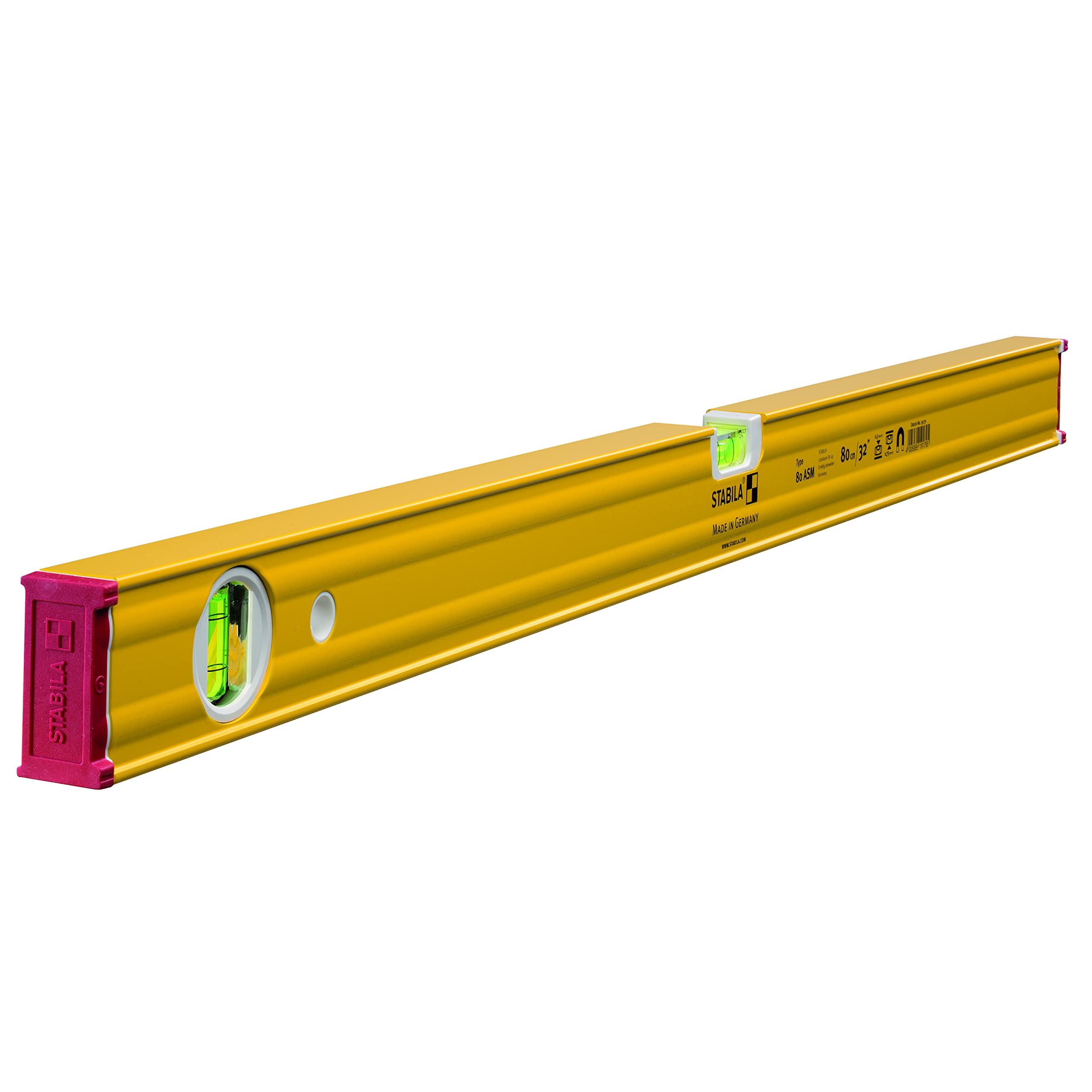 80 Asm Magnetic Spirit Level 2 Vial 19179 80Cm 4005069191795